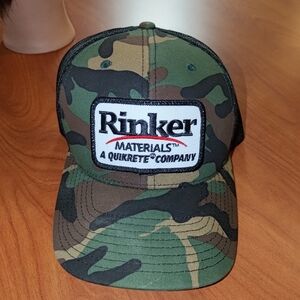 Rinker Materials A Quikrete Coy Stitched Patch Camo Trucker Mesh Snapback Hat